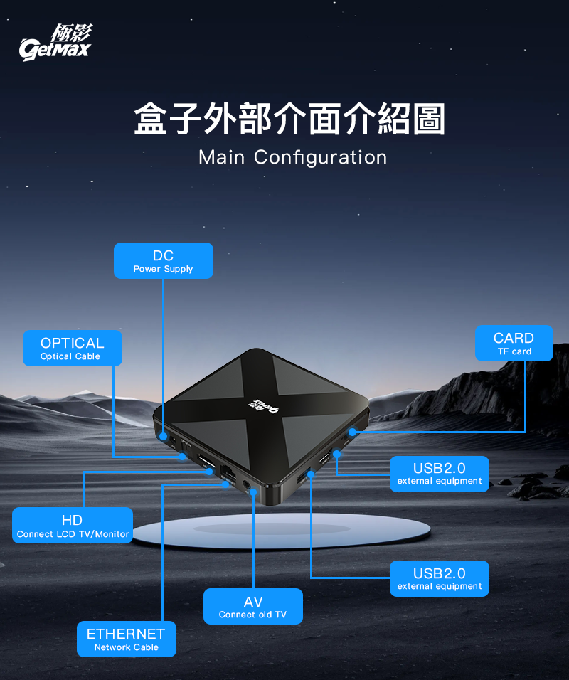 getmax 極影 tv box g12 getmax 極影 tv box g12